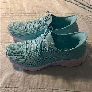 Skechers Women's Aqua Blue Sneakers